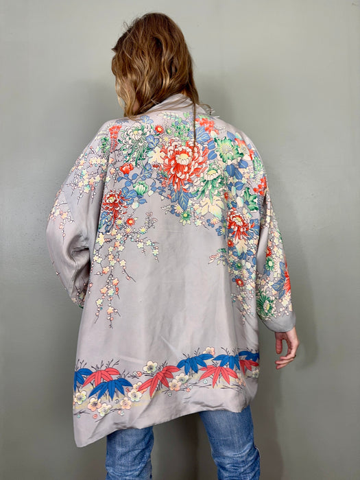 Apollo, 40s Japanese silk kimono