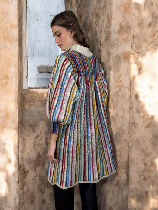 Pandora, 70s striped knit coat