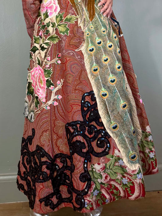 Posy, 30s paisley reworked belted coat