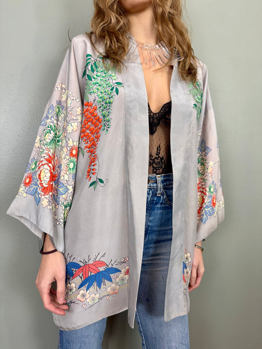 Apollo, 40s Japanese silk kimono