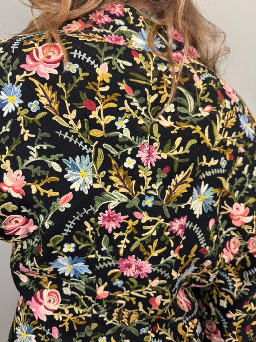 Danielle, 40s floral embroidered jacket