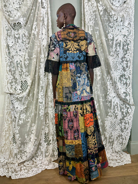 Catherine Buckley, 70s patchwork dress