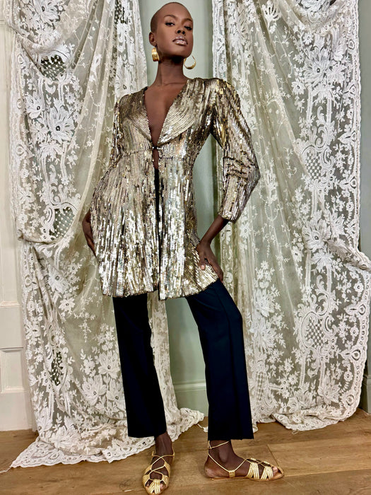 Pricilla, 20s original sequins coat