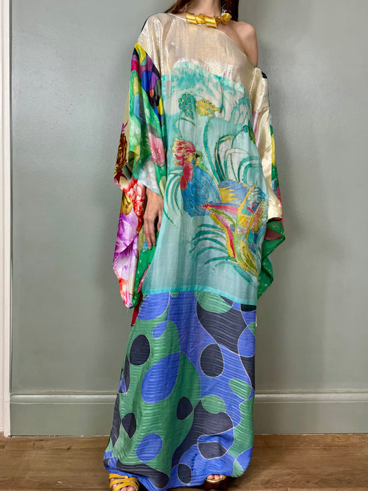 Palma, and painted, reversible 70s kaftan