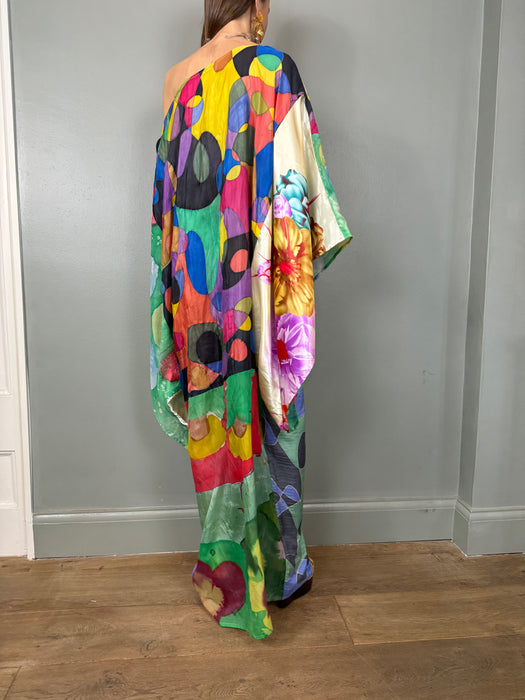 Palma, and painted, reversible 70s kaftan