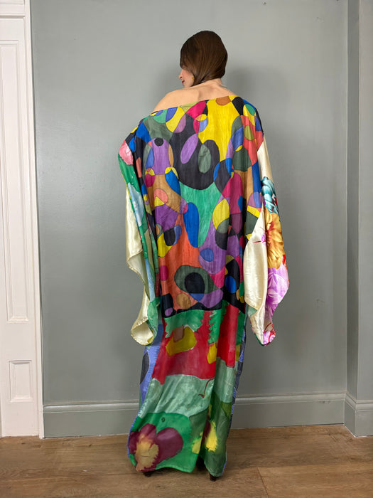 Palma, and painted, reversible 70s kaftan