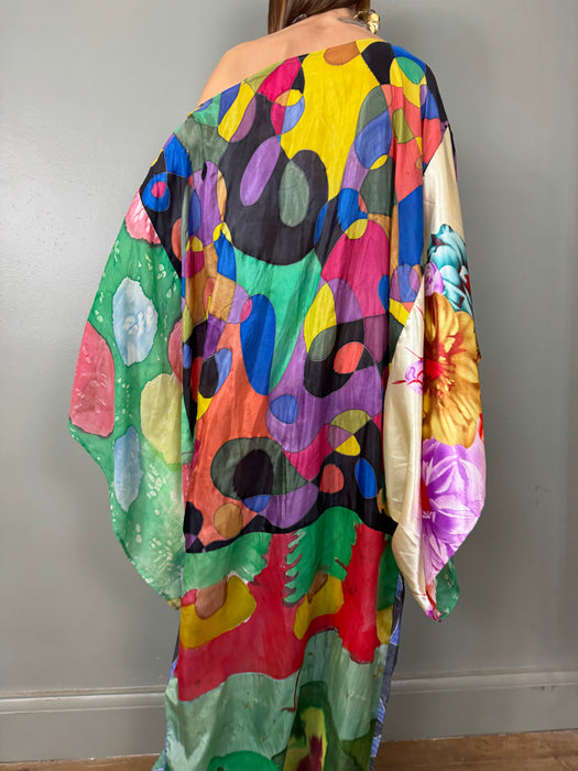 Palma, and painted, reversible 70s kaftan