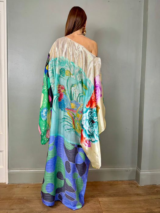 Palma, and painted, reversible 70s kaftan