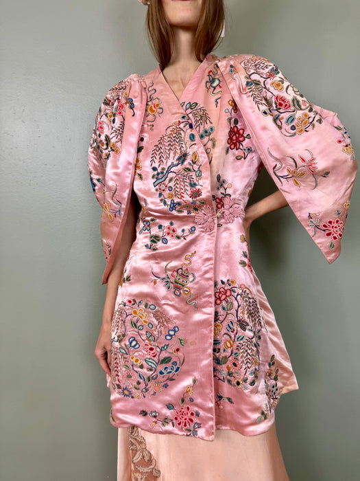 Thelma, 20s silk embroidered Oriental jacket