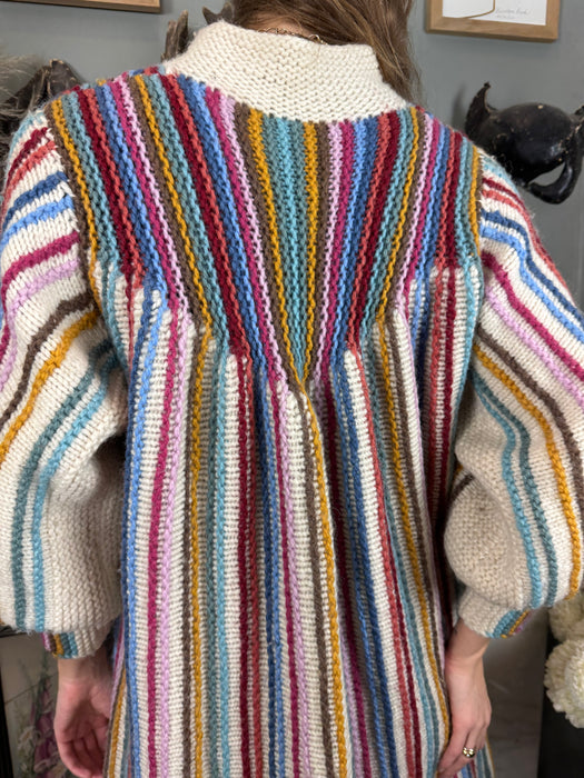 Pandora, 70s striped knit coat